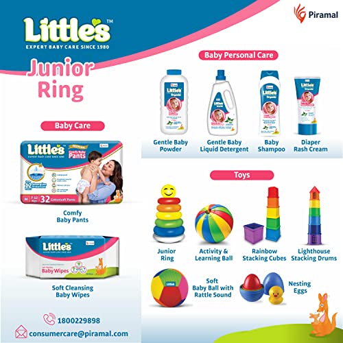 Little's Plastic Junior Ring (Multicolour) (6 pieces)