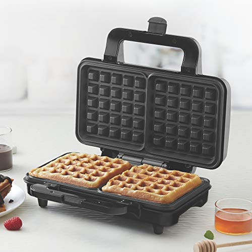 Borosil Neo Waffle Maker, 1000 W, Silver