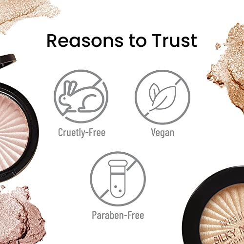 Swiss Beauty Silky Mousse Highlighter, Instant Luminous Finish, Sheer Coverage, Weightless Texture, Vegan & Cruelty-Free | Shade- 01 Tiramisu, 7g