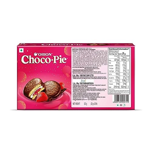 ORION Strawberry chocopie premium gift pack, 500g | Premium New Year gift