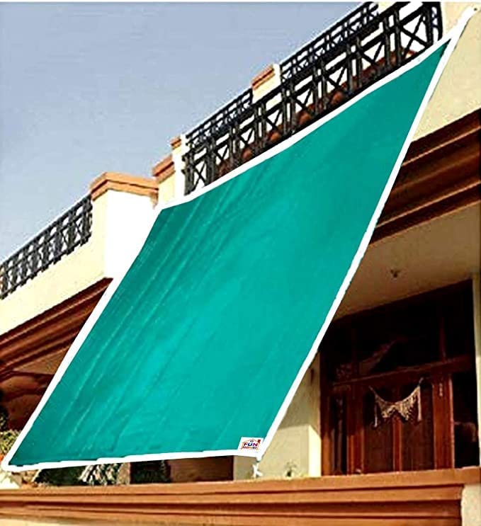 MODI NETS Outdoor Sun Blocking Balcony Curtains Multipurpose Shade Net Agro Net/Green Net for Garden and Balcony Enclosure Material (75%, 10ft x 15ft)