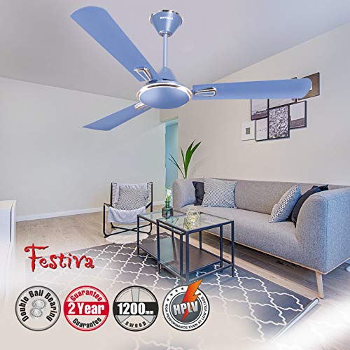 Havells Festiva 1200mm Dust Resistant Ceiling Fan (Ocean Blue)