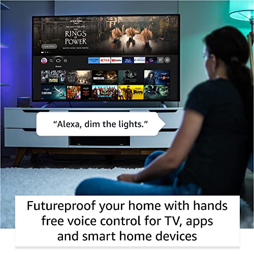 All-new Fire TV Cube | Hands-free streaming device with Alexa, Wi-Fi 6, 4K Ultra HD