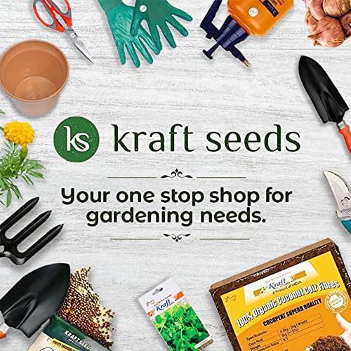 Kraft Seeds Gardening Khurpi for Small Pots - 1 PC (Metal, Black) | Khurpi Gardening Tools for Soil | Gardening Tools for Your Tool Kit | Rust-free Khurpi for Garden | Plant Tool for Digging in Garden