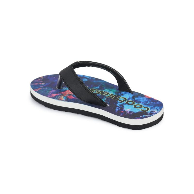 toothless Kids Boys Blue/Black Flip-Flops(TLPBFF4222-7-8Y)