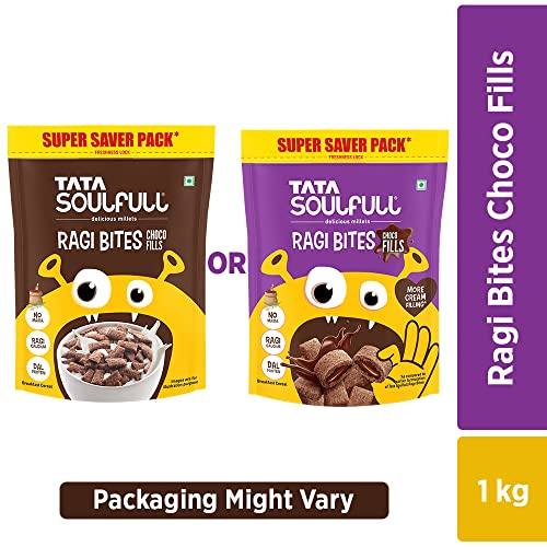 Tata Soulfull Ragi Bites Choco Fills, 1kg