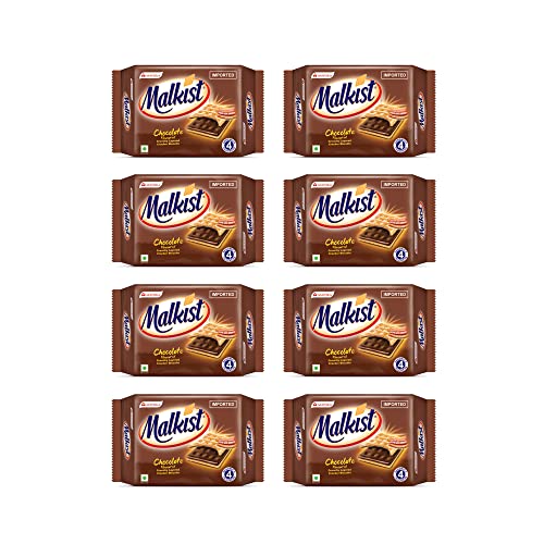 Malkist Chocolate Flavoured Cracker Biscuits -72g - Pack of 8(chocolate)