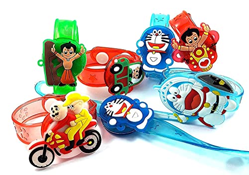 NGEL Cartoon Print LED Light Rakhi Bracelet for Girls and Boys (Multicolour, 4)