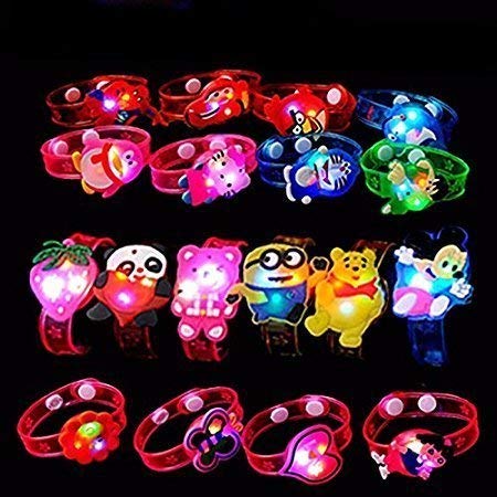 NGEL Cartoon Print LED Light Rakhi Bracelet for Girls and Boys (Multicolour, 4)