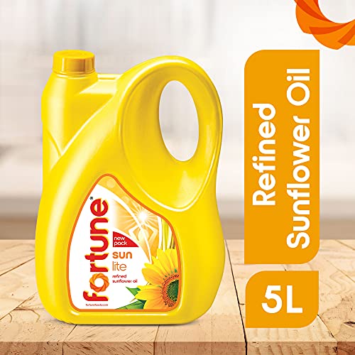 Fortune Sunlite Refined Sunflower Oil, 5L