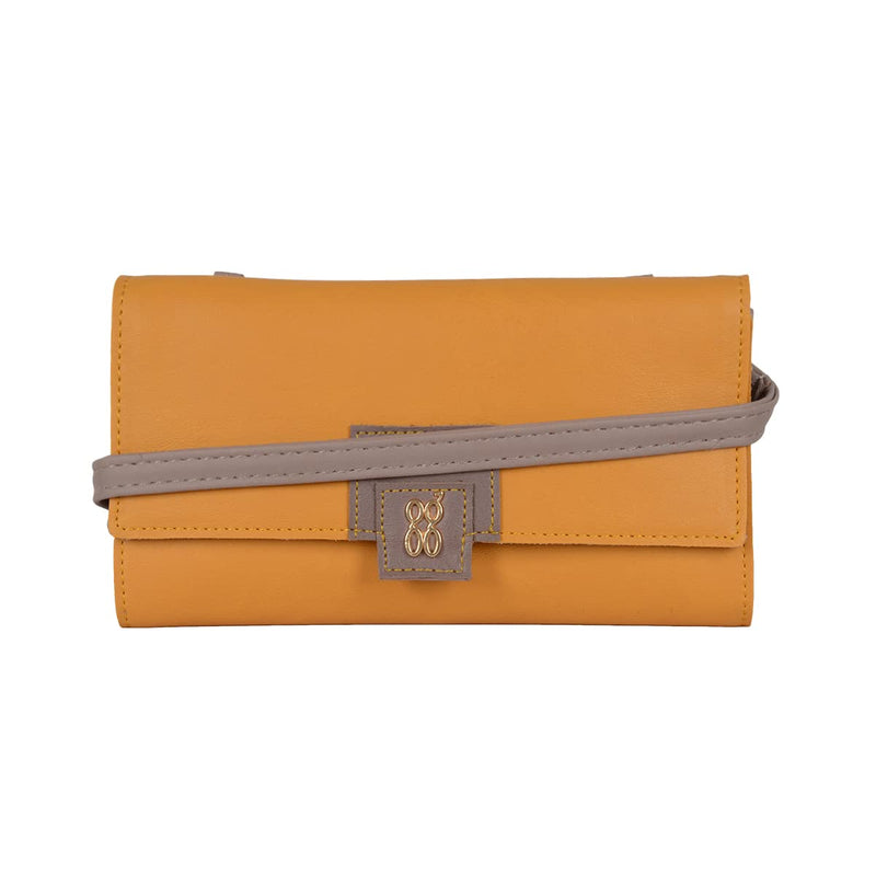 Baggit Women's Harmonium Wallet - Large (Yellow)