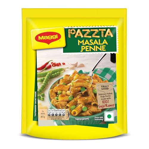 MAGGI Pazzta Masala Penne Pasta, Delicious Italian Style Instant Pasta, Made with 100% Suji & Quality Ingredients, 69.5g