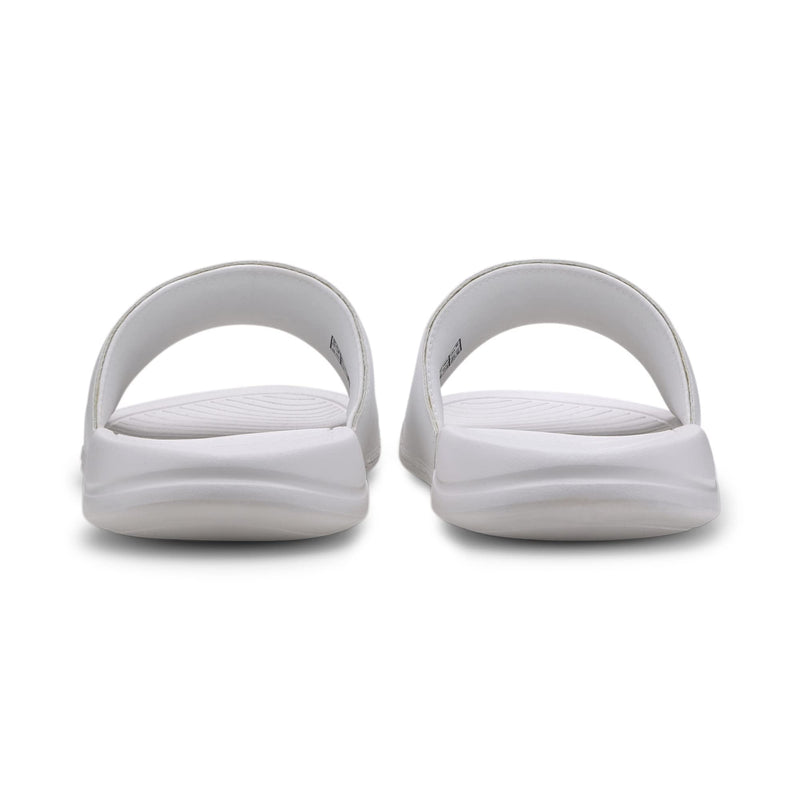 Puma Unisex Adult Popcat 20 White Black Slides-6 Kids UK (37227902)