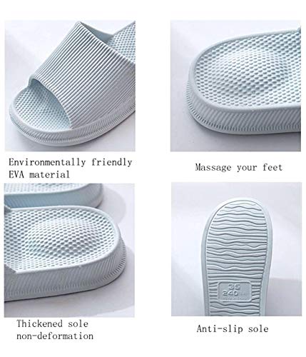 DRUNKEN Slippers For Women Men Sandals Casual Flats Footwear Man Girls Sliders Flip Flops Chappals Ladies Clogs Sleeper Slides Stylish Ortho Bathroom Grey- 6-7 UK