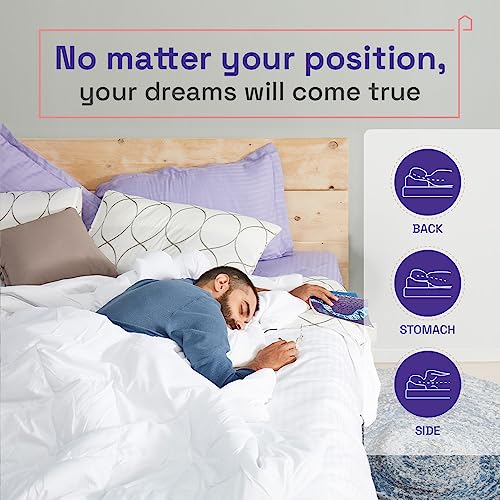 Wakefit Microfiber Height Adjustable Hollow Fibre Sleeping Pillow With