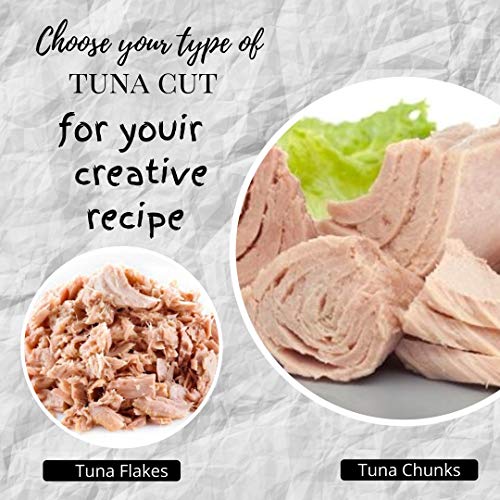 Oceans Secret - Canned Tuna Chunks in Spring Water (180 g) (Pack of 4) | Immunity Booster | Superfood