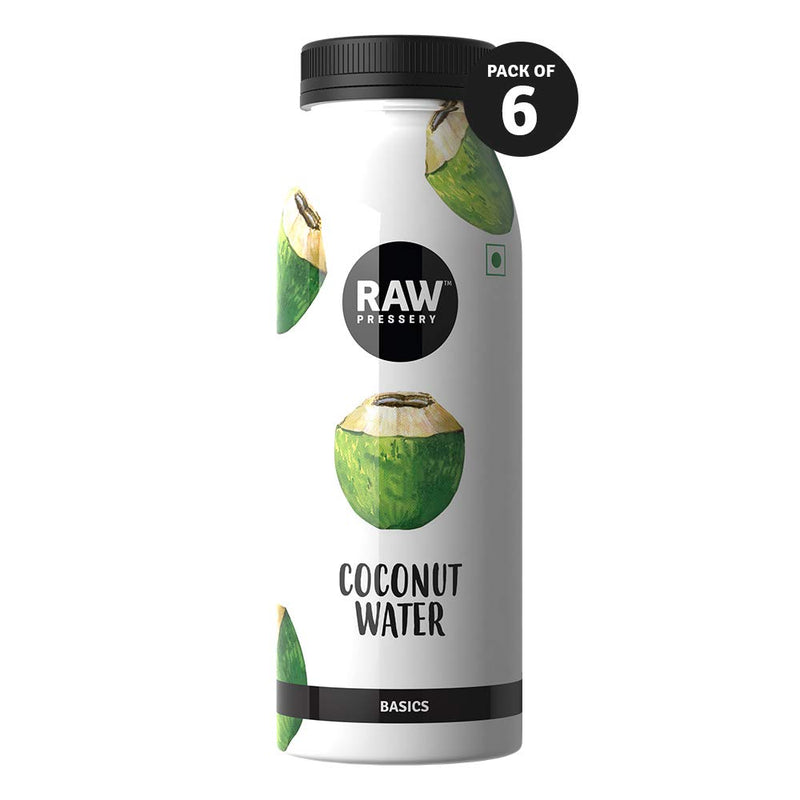 Raw Pressery Coconut Water, 200 ml (Pack of 6)