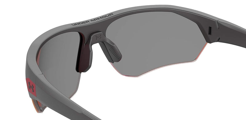 Under Armour Infrared Oleophobic Lens Special Shape Sunglass Rimless Grey Frame - 204094Kb764B3