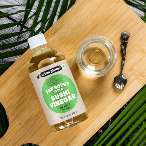 Urban Platter Japanese Rice Vinegar (Awasezu), 500ml [All Natural Vinegar Traditionally Made and Seasoned] - Perfect for Seasoning Sushi Rice