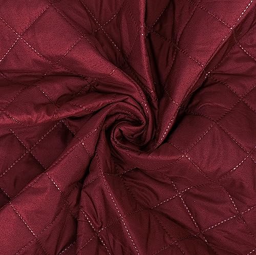Amazon Brand - Solimo Reversible 3 Seater Polyester Sofa Cover, Maroon & Grey Reversible Quilted Sofa Cushion Couch Cover, (Pack of 1, Maroon-Grey)