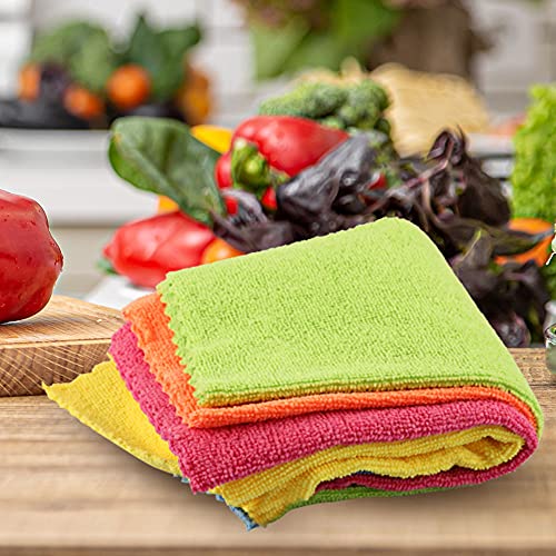 Kleeno Cello Microfiber Multipurpose Cloth, Multicolour, Set of 5