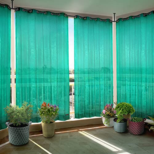 MODI NETS Outdoor Sun Blocking Balcony Curtains Multipurpose Shade Net/Agro Net/Green Net for Garden and Balcony Enclosure Material -90%(6 ft X 10ft)