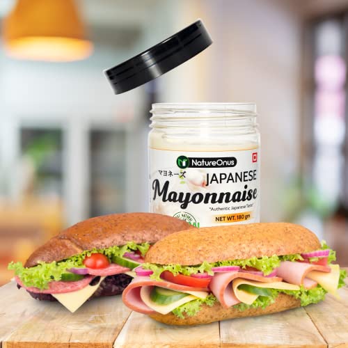 NatureOnus- Japanese Mayonnaise 180Gms [Authentic Japanese Taste]