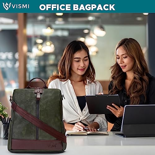 VISMIINTREND Fashion Stylish Vegan Leather Backpack Handbag Shoulder Purse Bag for Women and Girls | Sling Belt |Travel | College | Work | Birthday | Gift | Wife | Diwali