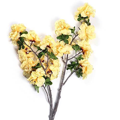 Pure Home and Living, Azalea Flower Stem,Yellow
