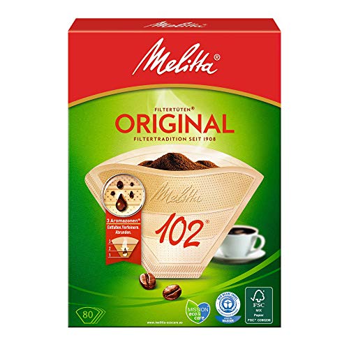 Melitta Two Cup Coffee Filter Paper: Pack of 80