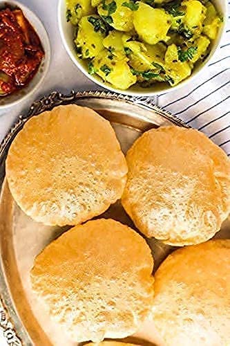 Daily Shop Stainless Steel Puri/Roti Maker Press Machine - Roti chapati Presser for Home - Papad-khakhra-poori Manual Hand Press with Handle for Kitchen Pk of 1