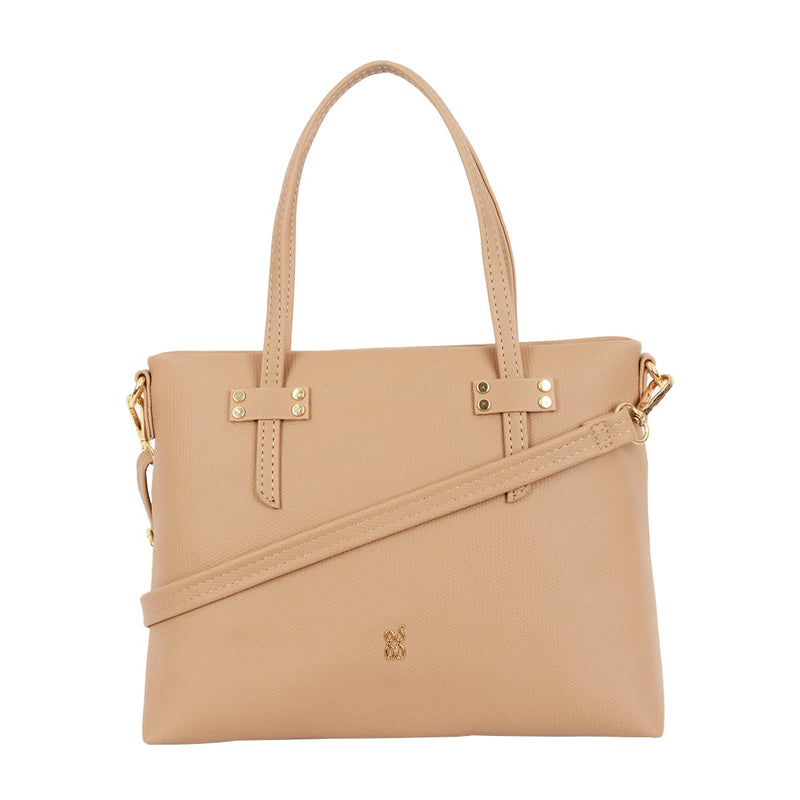 Baggit Women's Satchel Handbag - Medium (Beige)