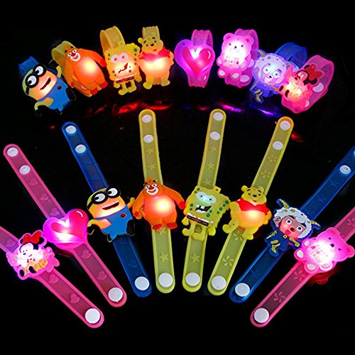 ToyToon Pack of 2 Cartoon Characters LED Rakhi Friendship Band for Kids / Boys / Girls (Pack of -2)