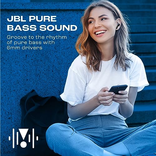 JBL Tune 235NC in Ear Wireless ANC Earbuds (TWS), Massive 40Hrs Playtime with Speed Charge, Customizable Bass with Headphones App, 4 Mics for Perfect Calls, Google Fast Pair, Bluetooth 5.2 (Black)