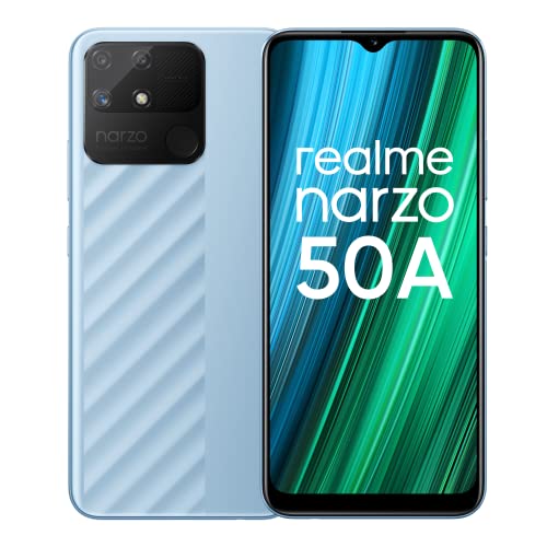 realme narzo 50A (Oxygen Blue , 4GB RAM + 64 GB Storage) Helio G85 Processor | 6000 mAh Battery