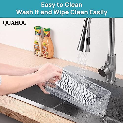 QUAHOG Fridge Storage Boxes (Pack of 6), Fridge Organizer with Removable Drain Plate Tray Keeps Fruits, Vegetables, Meat, Fish Fresh Longer 1500 ML, Polypropylene