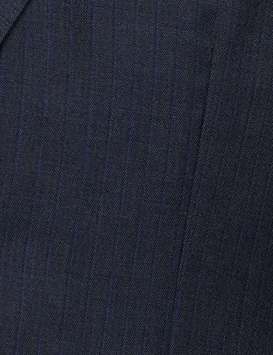 Raymond Wool Blend Men's Full Sleeve Contemporary FIT Fancy Blue Formal Suit (RPDC01744-B9 104)