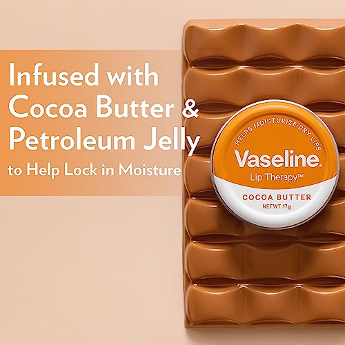 Vaseline Lip Tins Cocoa Butter, 17G ( Clear )