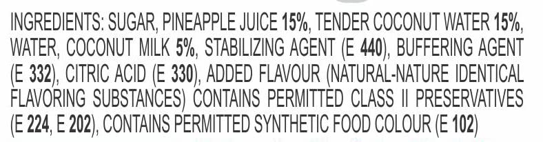 Manama Pinacolada Fruit Twist Flavoured Syrup (750ML) Pineapple and Coconut