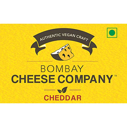 BOMBAY CHEESE COMPANY Plant Based Cheddar for pasta pizza sandwich pakoda dosa paratha (150g / 5.29oz)