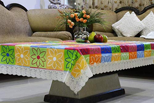 Kuber Industries Table Cloth|Center Table Cover|Round Table Cover|Table Cover 4 Seater|(Multicolour)