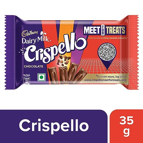 Cadbury Dairy Milk Crispello Chocolate Bar, 35 g