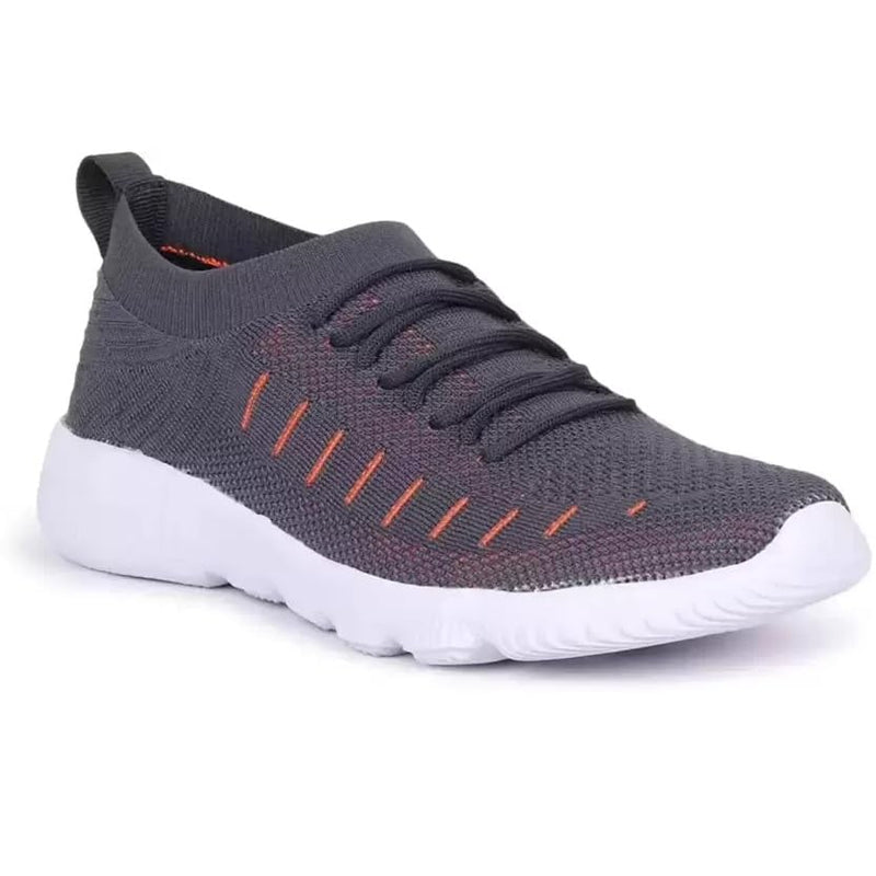 SPRENGE 22509 Zebra Orange D.Grey Casuals Shoes for Men (Orange Grey) (Orange, D.Grey, 8)