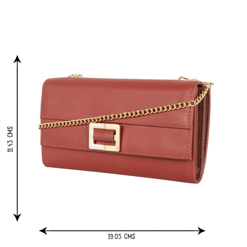 Baggit Women's Wallet - Large (Red)