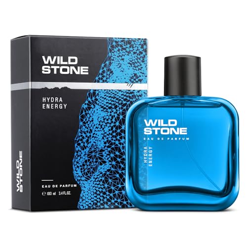 Wild Stone Hydra Energy Premium Eau De Parfum for Men, 100ml|Long Lasting Perfume|Luxury Perfume for Men