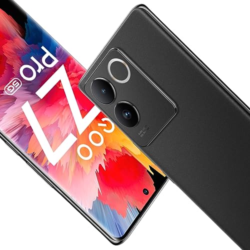 iQOO Z7 Pro 5G (Graphite Matte, 8GB RAM, 128GB Storage) | 3D Curved AMOLED Display | 4nm MediaTek Dimesity 7200 5G Processor | 64MP Aura Light OIS Camera | Segment's Slimmest & Lightest Smartphone