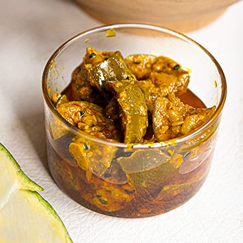 Homemade Love Authentic Punjabi Mango Pickle made with organic methods | Spicy & Tangy Aam Ka Achaar with Raw Mango, and spices mixed with mustard oil | Sun-Dried and Preserved Naturally | Ancestral Indian Achar Recipe | Handcrafted with Care and Authenti