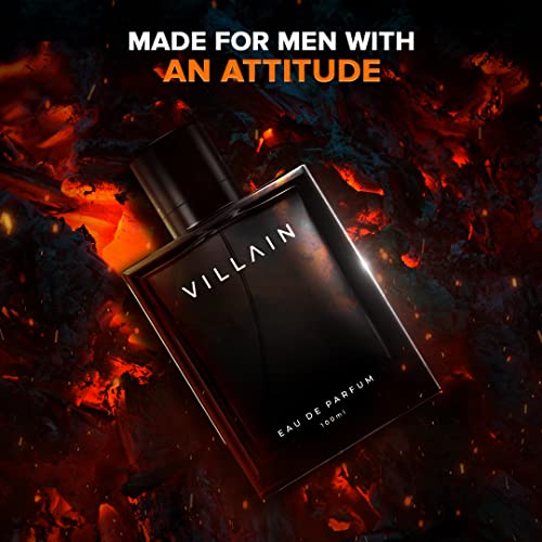 Villain Perfume For Men 100 Ml - Eau De Parfum - Premium Long Lasting Fragrance Spray - Woody & Spicy