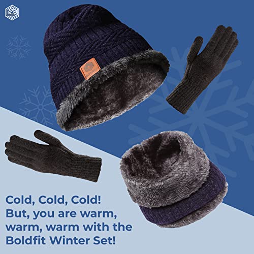Boldfit Winter Wear for Women Winter Cap for Men Woolen Cap for Men Beanie Cap for Men Winter Gloves for Men Winter Clothing Set for Women & Men. Mufflers for Men Neck Warmer Winter Clothes for Women