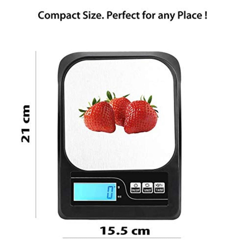 IONIX Stainless stell top Kitchen scale, Weight Machine for Kitchen, Kitchen Weighing Scale, Weight Machine for Shop, Scale, Food Weighing Scale, Electronic Digital Weighing Scale Weight Machine